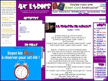 Aperu du site A-Z Lyrics.fr.st