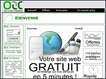 Aper�u du site OnLC - service gratuit de cr�ation de sites web