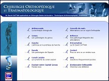 Aper�u du site Arthroscopie.fr - informations sur la chirurgie orthop�dique & l'arthroscopie