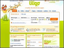 Aperu du site Liligo - multi moteur de recherche ddi au voyages au meilleur prix