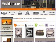 Aperu du site Meubleco - meubles, objets design et thniques haut de gamme