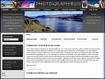 Aperu du site Photographie 101 - guides, formations et ressources sur la photographie