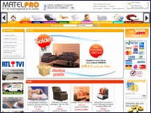 Aper�u du site MatelPro - sp�cialiste de la literie, linge de lit et l'ameublement