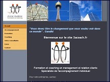 Aper�u du site 2aCoach - formation et coaching en management et relation clients