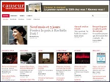 Aper�u du site Causeur - salon de r�flexions sur l'actualit�