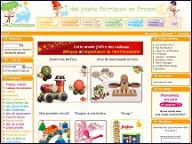 Aper�u du site Jeujouethique.com - jeux et jouets �thiques, bio et �cologiques