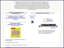 Aperu du site Lettres.net - tude et enseignement du franais, bac franais