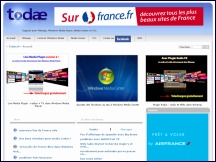 Aper�u du site Todae - lecteur gratuit Winamp, musique CD & webradios en fran�ais