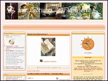 Aperçu du site Les Lectures de Florinette - blog littéraire