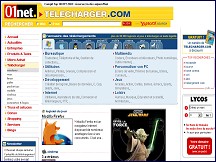 Aperçu du site 01net. - Telecharger.com