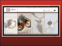 Aperu du site Ajkem - collection de bijoux fantaisie de crateur