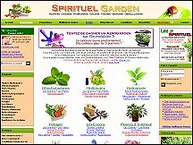 Aperu du site Spiritel Garden - boutique de graines et plantes ethnobotaniques