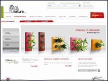 Aperu du site Flowerbox - vente de tableaux vgtaux personnaliss