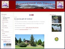 Aper�u du site Les Soldanelles - gite rural en Savoie am�nag� tous handicaps