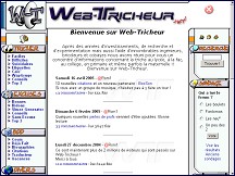 Aperu du site Web Tricheur