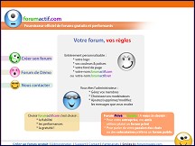 Aperçu du site Forum Actif