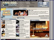 Aper�u du site Skyblogs avec Skyblog.com