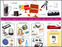 Aperu du site 1envie.com - boutique de cadeaux en ligne