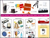 Aper�u du site 1envie.com - boutique de cadeaux en ligne