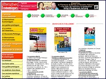 Aperçu du site Alternatives Economiques