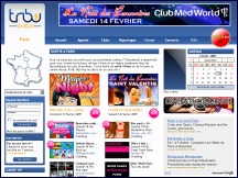 Aper�u du site Tribu de Nuit - guide de soir�es parisiennes