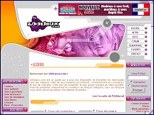 Aperçu du site 2001 Jeux