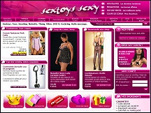 Aperu du site Sex-Toys-Sexy.com - lingerie sexy, sextoys