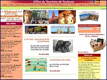 Aperçu du site Office de Tourisme de Toulouse