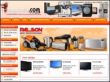 Aperu du site Diaboleo - produits lectromnager, son et multimdia au prix discount