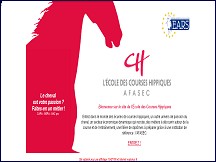 Aperçu du site L'Ecole des Courses Hippiques