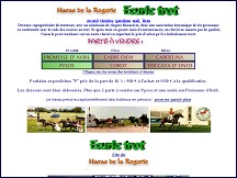 Aperçu du site Haras de la Rogerie, vente de trotteurs en association.