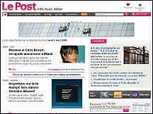 Aperu du site Le Post - site participatif d'actualits et d'information