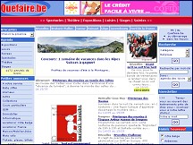 Aperçu du site Loisirs Belgique