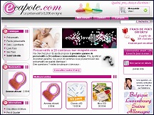 Aper�u du site ecapote - vente en ligne de pr�servatifs, gels, lubrifiants, sex toys