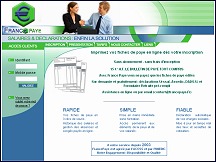 Aper�u du site France Paye - formulaires de fiches de paye, d�clarations sociales en ligne