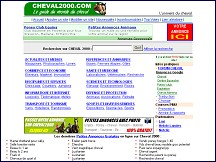 Aperu du site Cheval 2000 - le guide du monde du cheval