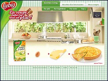 Aperu du site Cuisinez Liebig - site de recettes de cuisine de Liebig