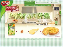 Aper�u du site Cuisinez Liebig - site de recettes de cuisine de Liebig