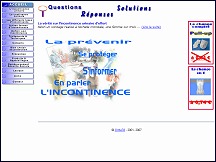 Aper�u du site Incontinence.fr - site d'informations sur les incontinences urinaires