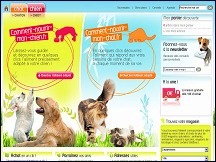 Aperu du site Conseils alimentation pour chiens et chats, vente de croquettes