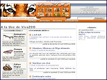Aperu du site VivaZOO