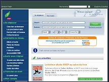 Aper�u du site Transilien.com - horaires Transilien, trains et RER, Ile de France