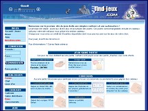 Aperçu du site Find-Jeux.com: cadeaux & argent avec des jeux gratuits sur internet