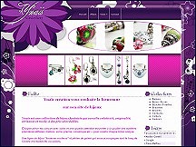 Aperu du site Bijoux Ynais - vente de bijoux fantaisie de cration