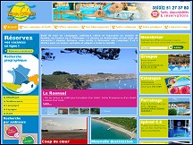 Aper�u du site Vagues Oc�anes - r�seau de campings, r�servation camping en ligne