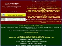 Aper�u du site 100% Outsiders - paris hippiques, pronostics jeux simples, coupl�s, trios