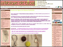 Aperu du site La Fabrique de Bijoux - vente en ligne de bijoux fantaisie