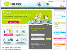 Aperu du site Karzoo - annonces de covoiturage en France