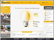 Aper�u du site Euro Assurance - sp�cialiste d'assurance auto et 2 roues