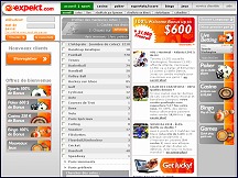 Aperu du site Expekt - paris sportifs, jeux en ligne: casino, poker, bingo